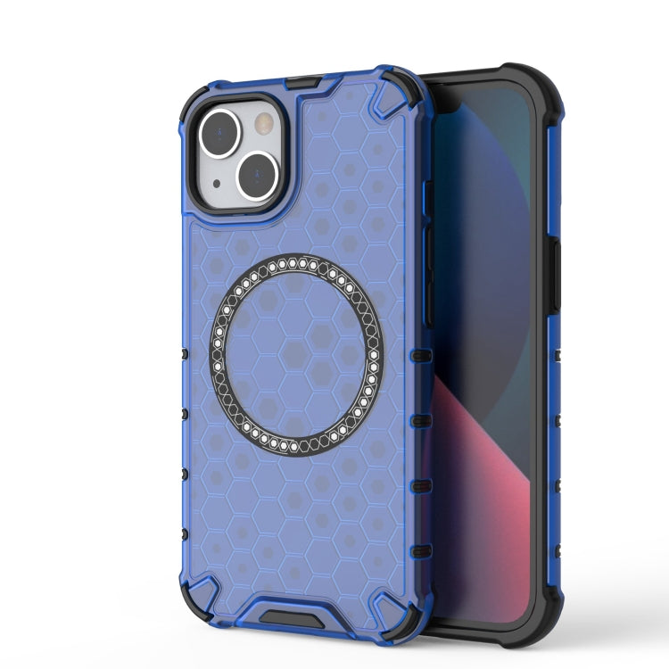Honeycomb Magnetic Ring Shockproof Phone Case, For iPhone 16e, For iPhone 16 Pro Max�������������...