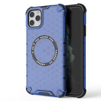 Honeycomb Magnetic Ring Shockproof Phone Case, For iPhone 16e, For iPhone 16 Pro Max�������������...