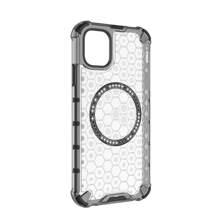 Honeycomb Magnetic Ring Shockproof Phone Case, For iPhone 11, For iPhone 11 Pro
