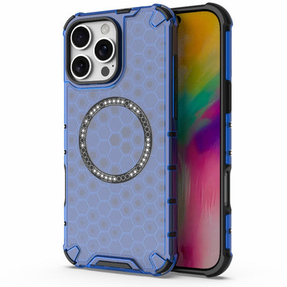 Honeycomb Magnetic Ring Shockproof Phone Case, For iPhone 16e, For iPhone 16 Pro Max�������������...