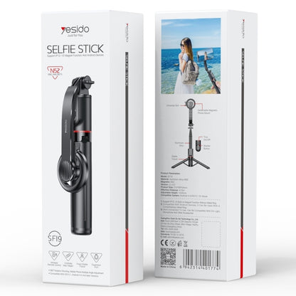 Yesido SF19 Magnetic Cell Phone Tripod Bluetooth Remote Control Selfie Stick