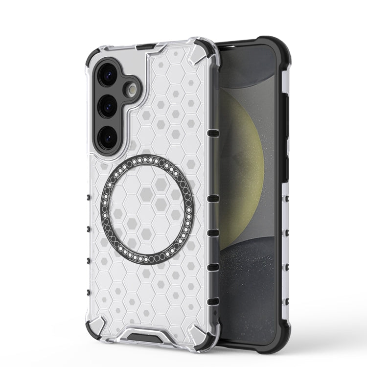 Honeycomb Magnetic Ring Shockproof Phone Case, For Samsung Galaxy S25 Edge 5G��������������������...