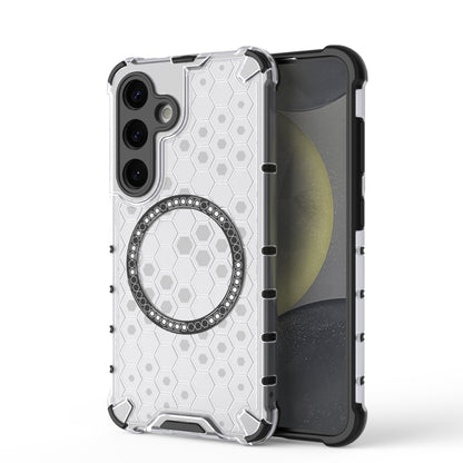 Honeycomb Magnetic Ring Shockproof Phone Case, For Samsung Galaxy S25 Edge 5G��������������������...