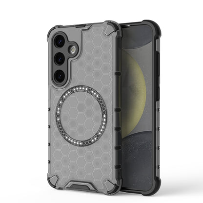 Honeycomb Magnetic Ring Shockproof Phone Case, For Samsung Galaxy S25 Edge 5G��������������������...