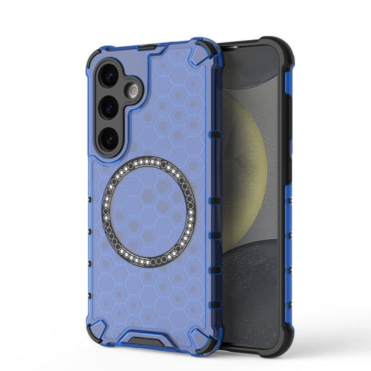 Honeycomb Magnetic Ring Shockproof Phone Case, For Samsung Galaxy S25 Edge 5G��������������������...