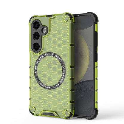 Honeycomb Magnetic Ring Shockproof Phone Case, For Samsung Galaxy S25 Edge 5G��������������������...