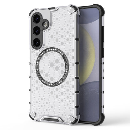 Honeycomb Magnetic Ring Shockproof Phone Case, For Samsung Galaxy S25 Edge 5G��������������������...