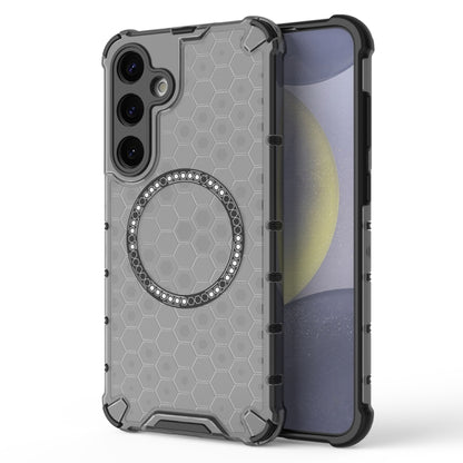Honeycomb Magnetic Ring Shockproof Phone Case, For Samsung Galaxy S25 Edge 5G��������������������...