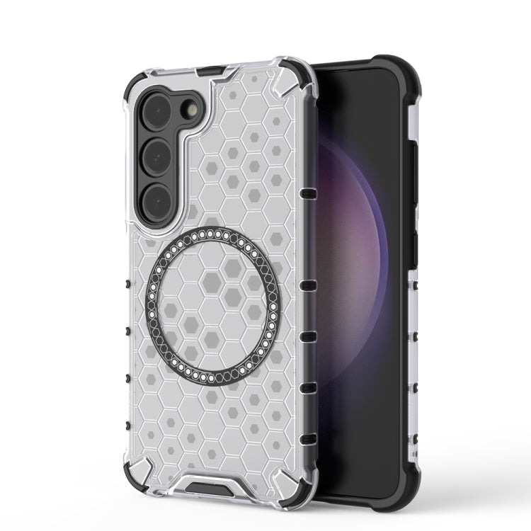 Honeycomb Magnetic Ring Shockproof Phone Case, For Samsung Galaxy S25 Edge 5G��������������������...