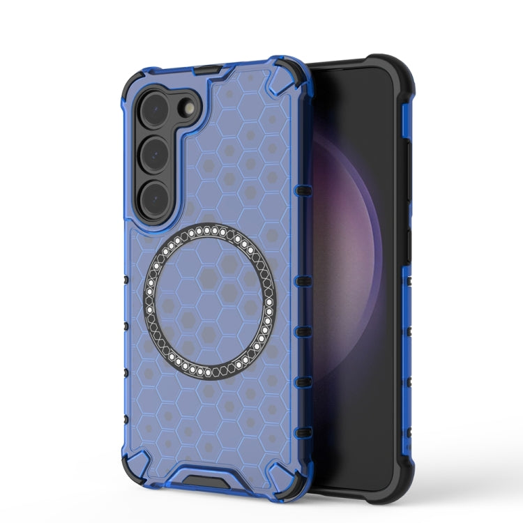 Honeycomb Magnetic Ring Shockproof Phone Case, For Samsung Galaxy S25 Edge 5G��������������������...