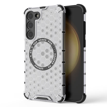 Honeycomb Magnetic Ring Shockproof Phone Case, For Samsung Galaxy S25 Edge 5G��������������������...
