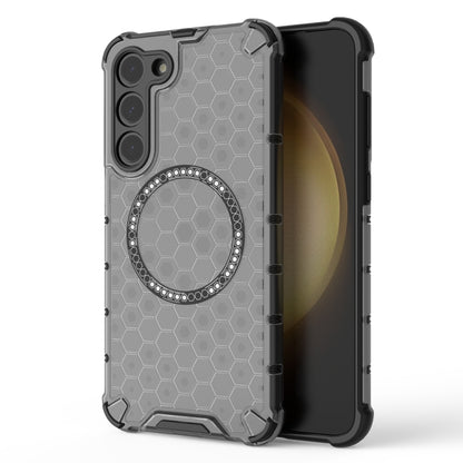 Honeycomb Magnetic Ring Shockproof Phone Case, For Samsung Galaxy S25 Edge 5G��������������������...