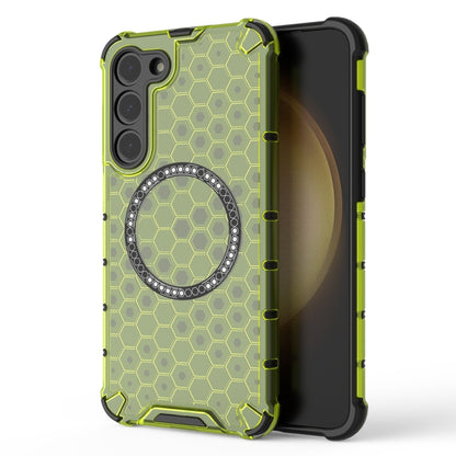 Honeycomb Magnetic Ring Shockproof Phone Case, For Samsung Galaxy S25 Edge 5G��������������������...