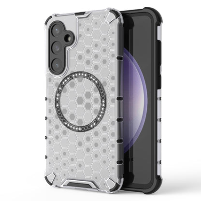 Honeycomb Magnetic Ring Shockproof Phone Case, For Samsung Galaxy S25 Edge 5G��������������������...