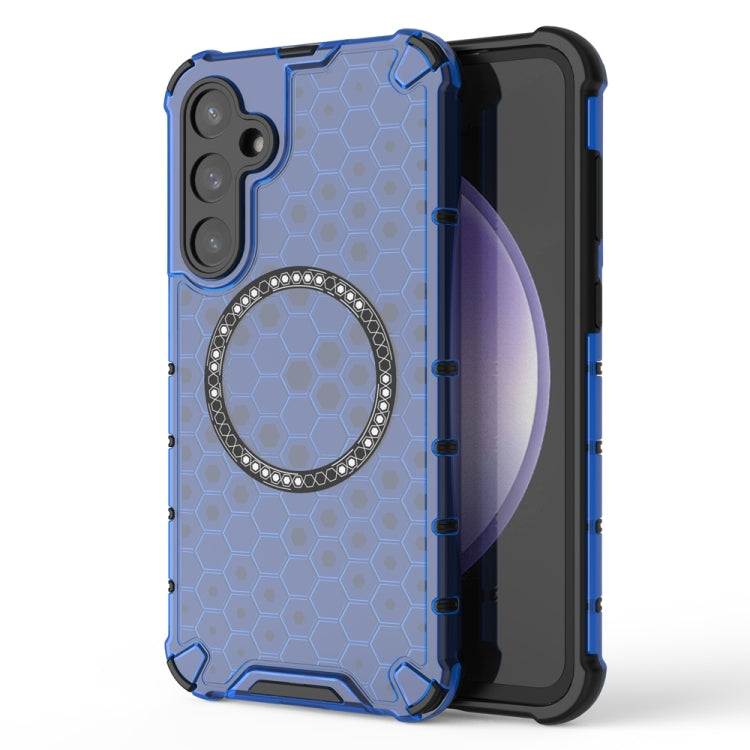 Honeycomb Magnetic Ring Shockproof Phone Case, For Samsung Galaxy S25 Edge 5G��������������������...