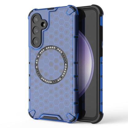 Honeycomb Magnetic Ring Shockproof Phone Case, For Samsung Galaxy S25 Edge 5G��������������������...