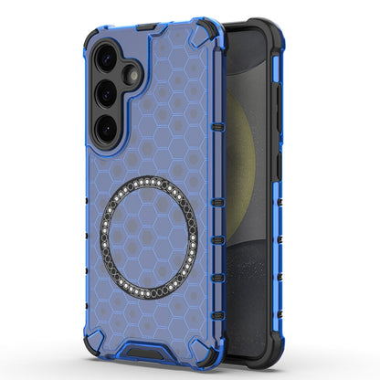 Honeycomb Magnetic Ring Shockproof Phone Case, For Samsung Galaxy S25 Edge 5G��������������������...