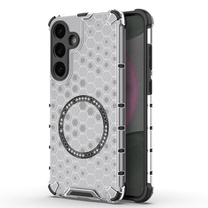 Honeycomb Magnetic Ring Shockproof Phone Case, For Samsung Galaxy S25 Edge 5G��������������������...