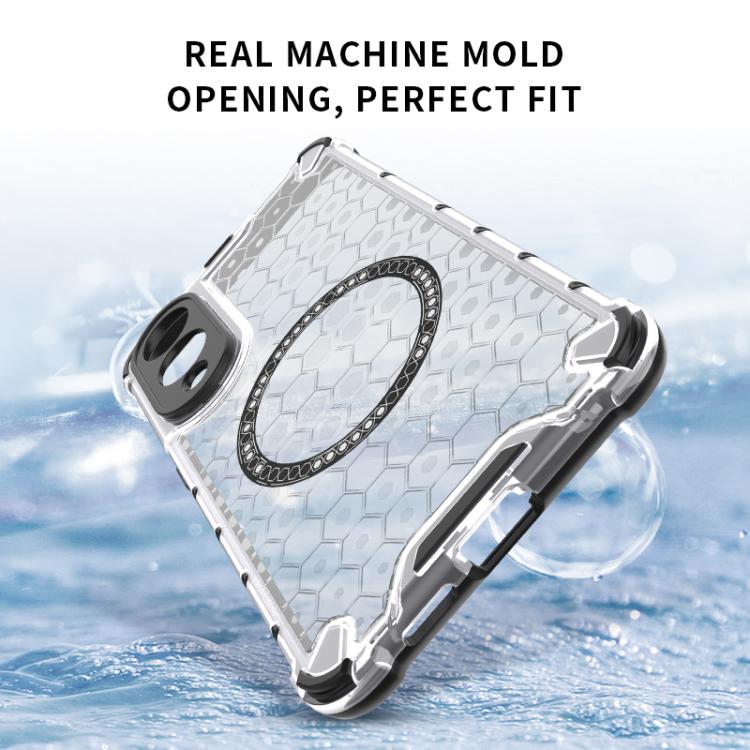Honeycomb Magnetic Ring Shockproof Phone Case, For Samsung Galaxy S25 Edge 5G��������������������...