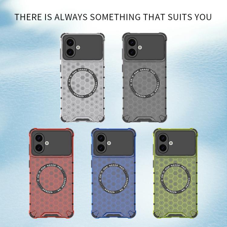 Honeycomb Magnetic Ring Shockproof Phone Case
