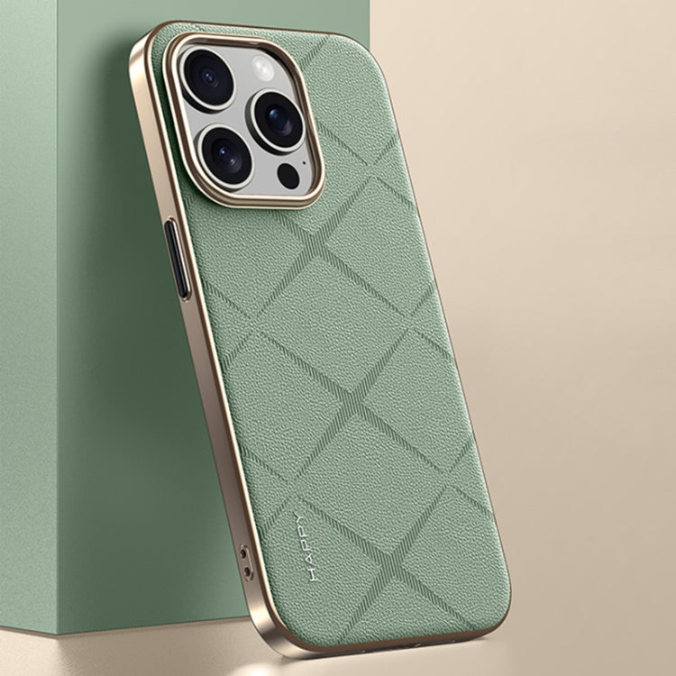 Plain Leather PC Phone Case, For iPhone 16 Pro Max, For iPhone 16 Pro, For iPhone 16�������������...