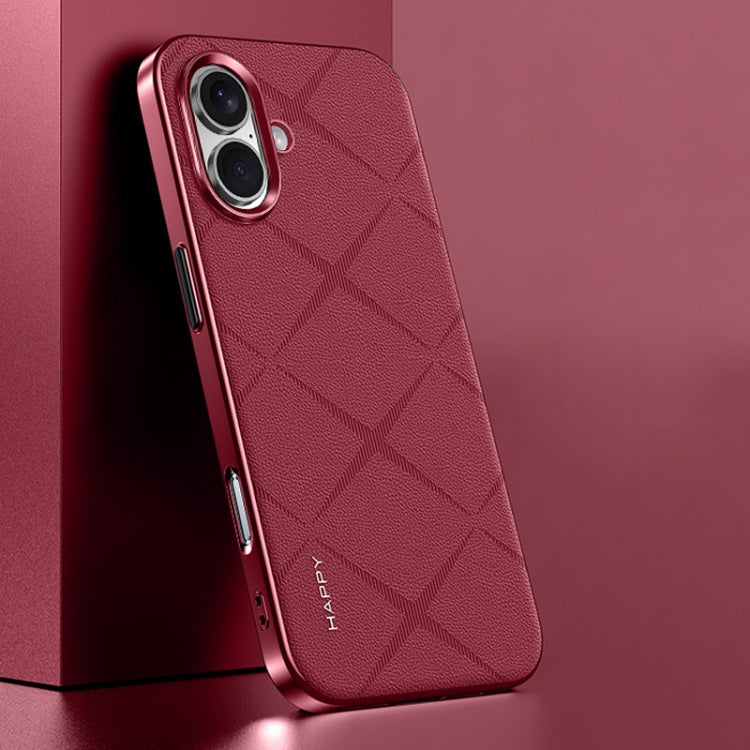 Plain Leather PC Phone Case