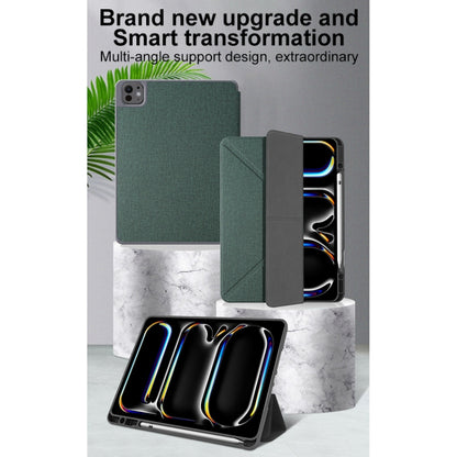 Mutural Multi-fold Smart Leather Tablet Case, For iPad Pro 13 2024, For iPad Air 13 2024���������...