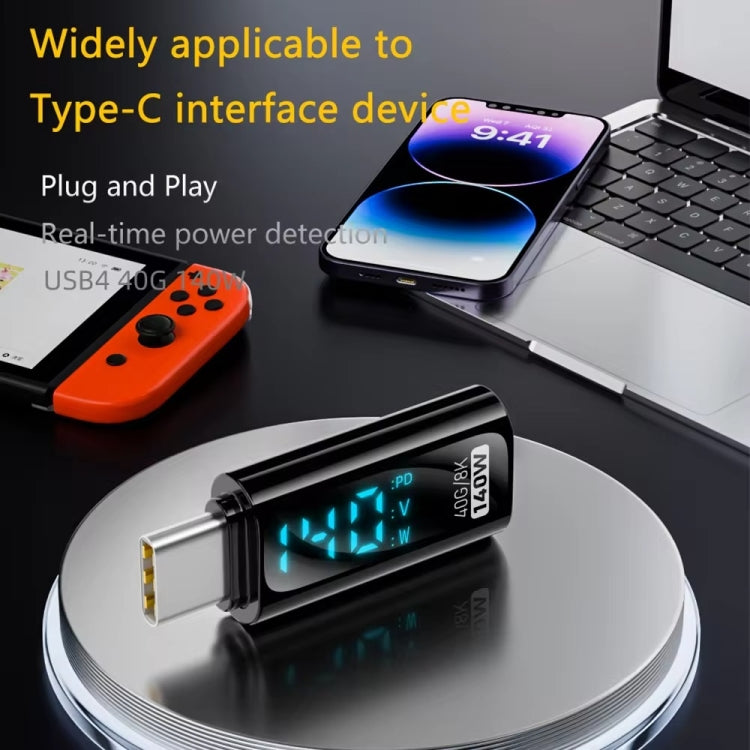 Charging Adapter with Digital Display, 8 Pin Male to Type-C Female 35W���������������������������...