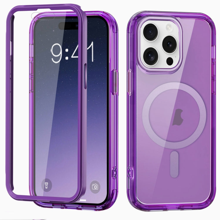 Colorful MagSafe Magnetic PC Hybrid TPU Phone Case, For iPhone 16 Pro Max, For iPhone 16 Pro�����...