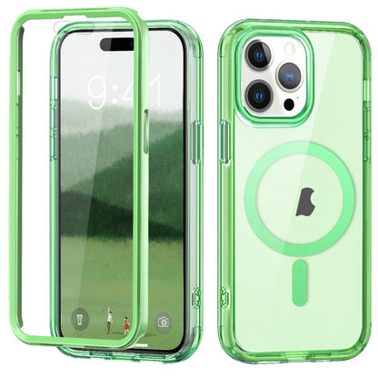 Colorful MagSafe Magnetic PC Hybrid TPU Phone Case, For iPhone 16 Pro Max, For iPhone 16 Pro�����...