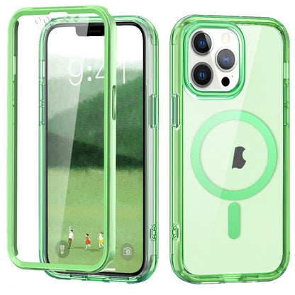 Colorful MagSafe Magnetic PC Hybrid TPU Phone Case, For iPhone 12 Pro Max, For iPhone 12 Pro�����...