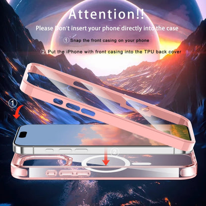 Colorful MagSafe Magnetic PC Hybrid TPU Phone Case, For iPhone 16 Pro Max, For iPhone 16 Pro�����...