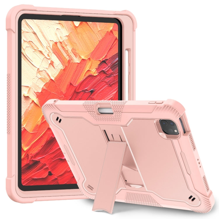 Shockproof Silicone Hybrid PC Tablet Case with Holder, For iPad Pro 13 2024, For iPad Air 13 2024...
