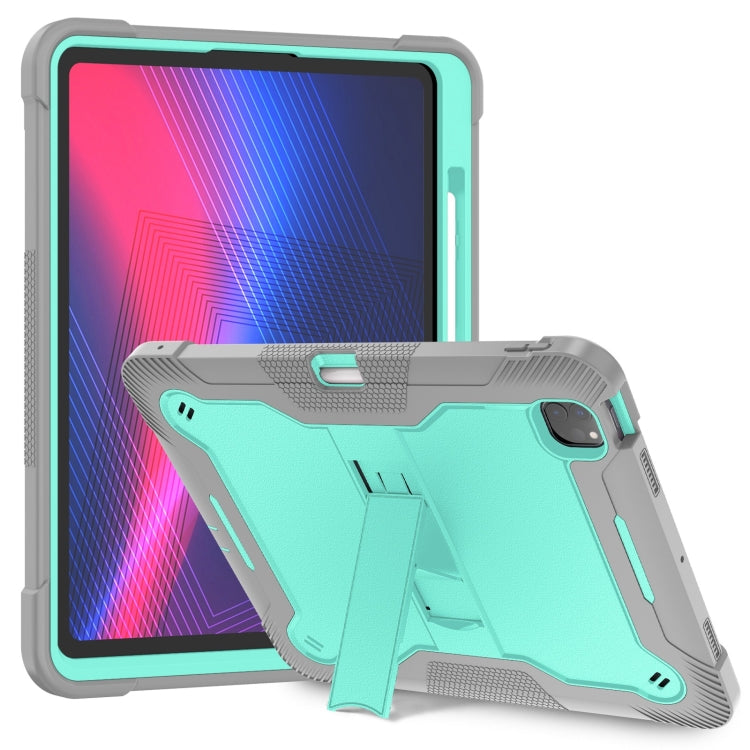 Shockproof Silicone Hybrid PC Tablet Case with Holder, For iPad Pro 13 2024, For iPad Air 13 2024...
