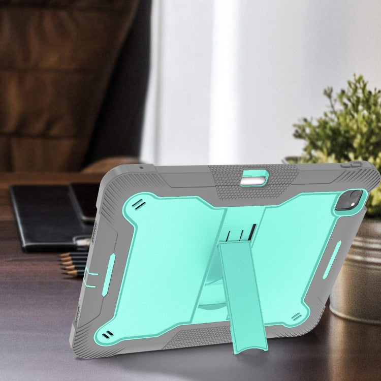 Shockproof Silicone Hybrid PC Tablet Case with Holder, For iPad Pro 13 2024, For iPad Air 13 2024...