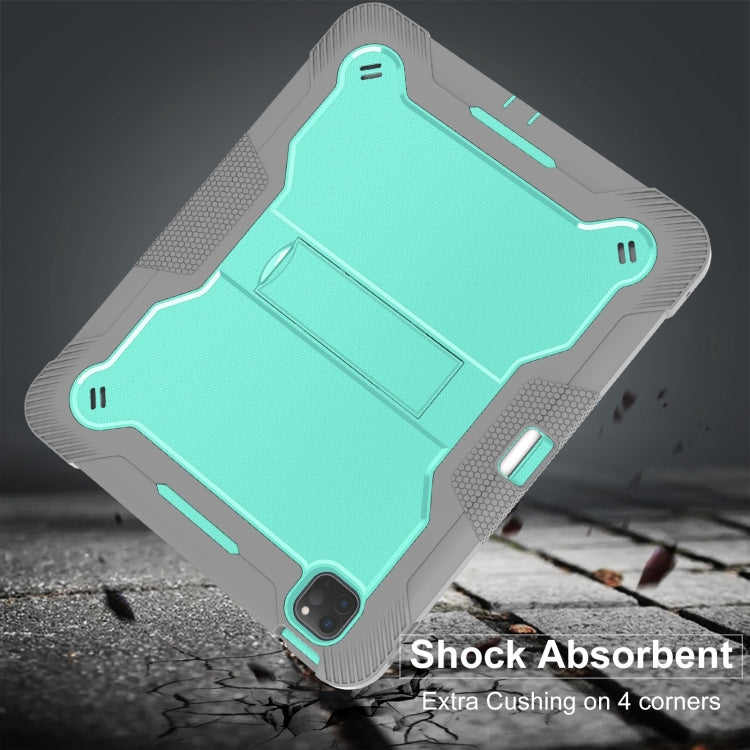 Shockproof Silicone Hybrid PC Tablet Case with Holder, For iPad Pro 13 2024, For iPad Air 13 2024...