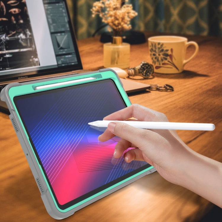 Shockproof Silicone Hybrid PC Tablet Case with Holder, For iPad Pro 13 2024, For iPad Air 13 2024...