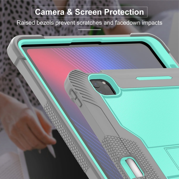 Shockproof Silicone Hybrid PC Tablet Case with Holder, For iPad Pro 13 2024, For iPad Air 13 2024...