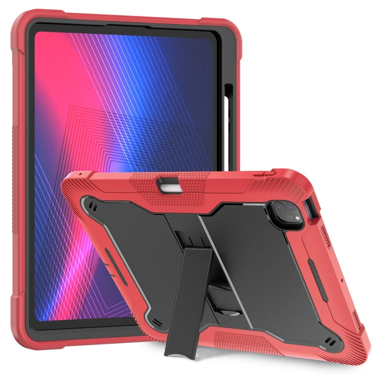 Shockproof Silicone Hybrid PC Tablet Case with Holder, For iPad Pro 13 2024, For iPad Air 13 2024...