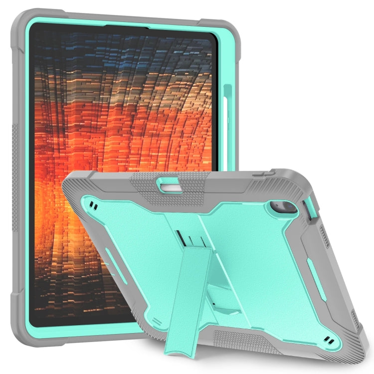 Shockproof Silicone Hybrid PC Tablet Case with Holder, For iPad Pro 13 2024, For iPad Air 13 2024...
