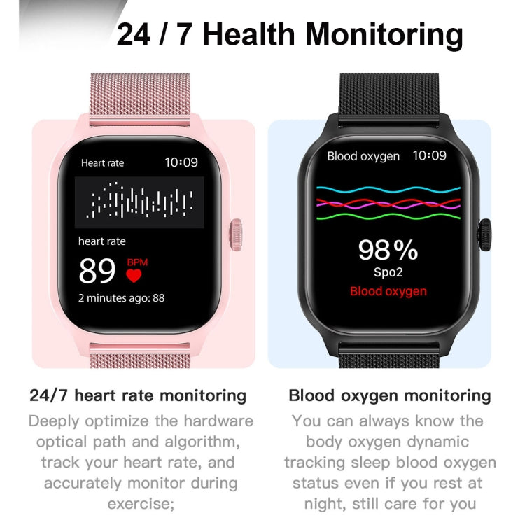 LEMFO LT10 2.01 inch TFT Screen Smart Watch Supports Bluetooth Call / Health Monitoring, Steel St...