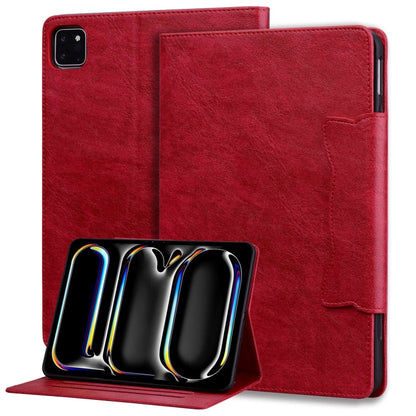 Cat Buckle Leather Smart Tablet Case