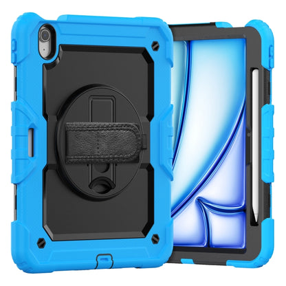 Turntable Holder Silicone Hybrid PC Tablet Case with Shoulder Strap, For iPad Air 11 2025 / 2024�...
