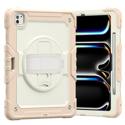 Turntable Holder Silicone Hybrid PC Tablet Case with Shoulder Strap, For iPad Air 11 2025 / 2024�...