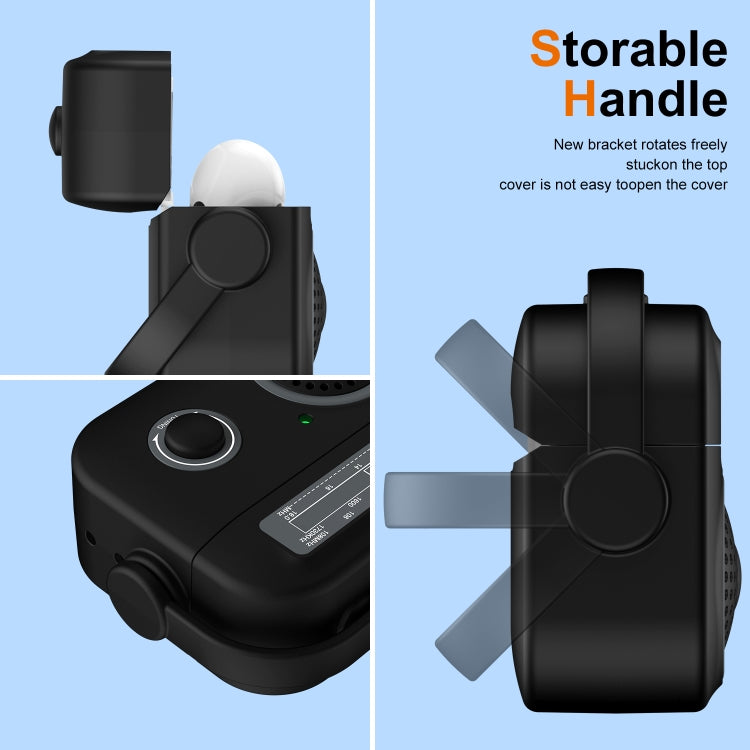 Radio Style Wireless Bluetooth Earphones Shockproof Protective Case, For AirPods Pro 2�����������...