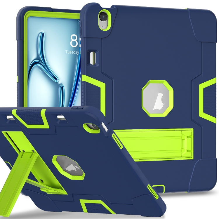 Contrast Color Silicone Acrylic PC Tablet Case with Holder
