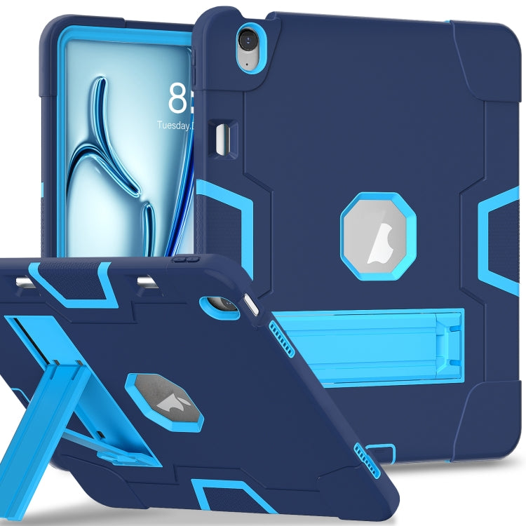 Contrast Color Silicone Acrylic PC Tablet Case with Holder