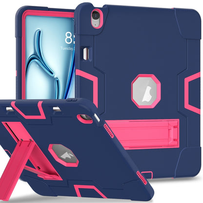 Contrast Color Silicone Acrylic PC Tablet Case with Holder
