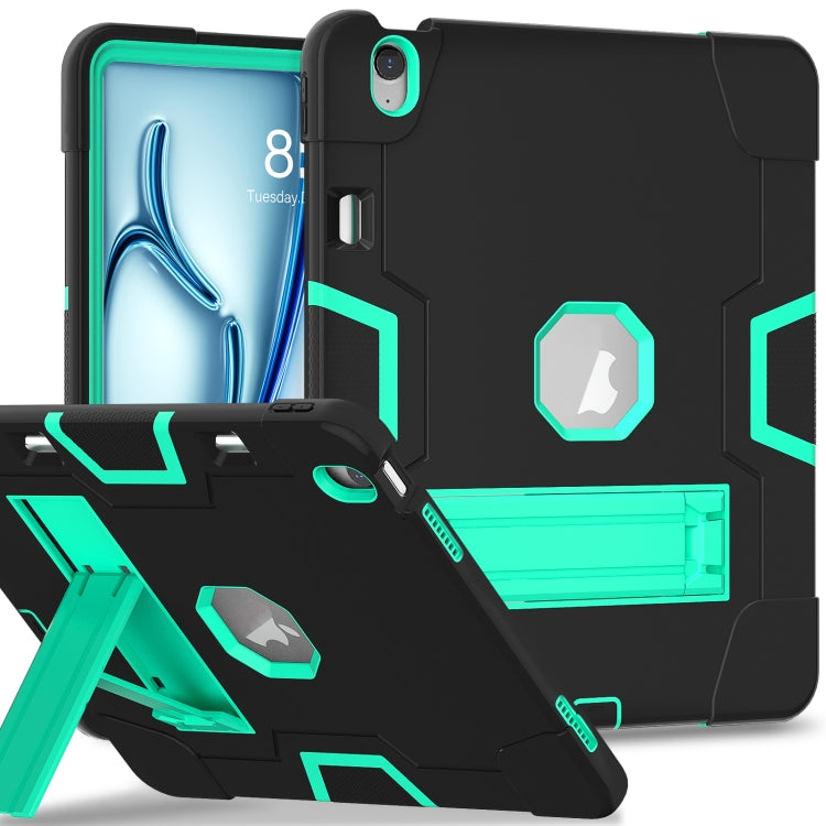Contrast Color Silicone Acrylic PC Tablet Case with Holder