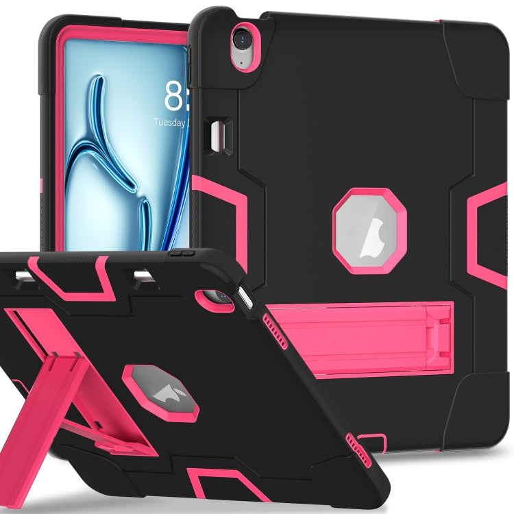 Contrast Color Silicone Acrylic PC Tablet Case with Holder
